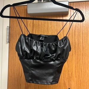 Leather top!
